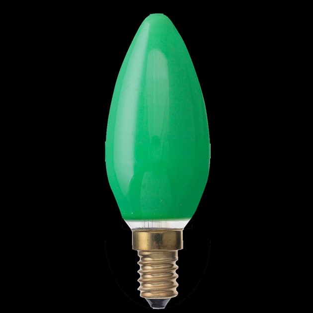 Kronljus grön E14 25W